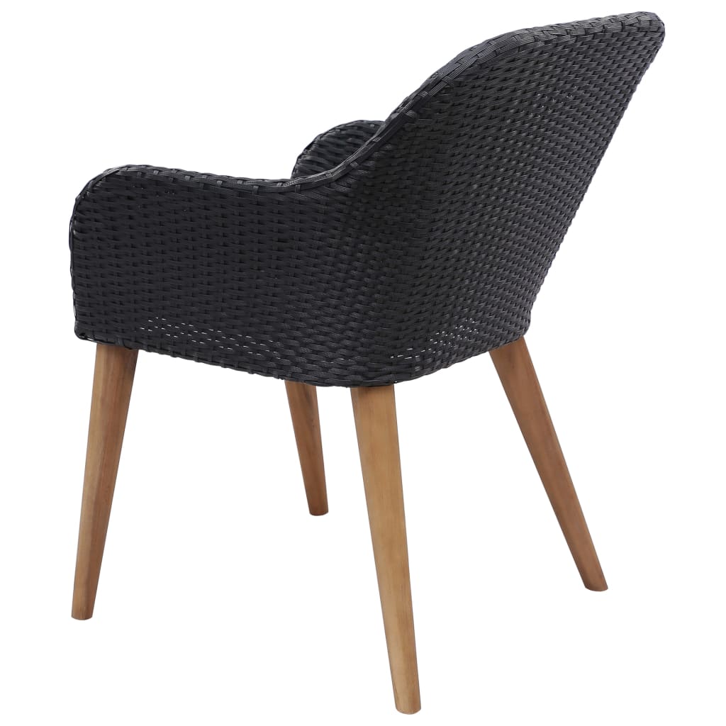 5 pcs conjunto de jantar para jardim bege