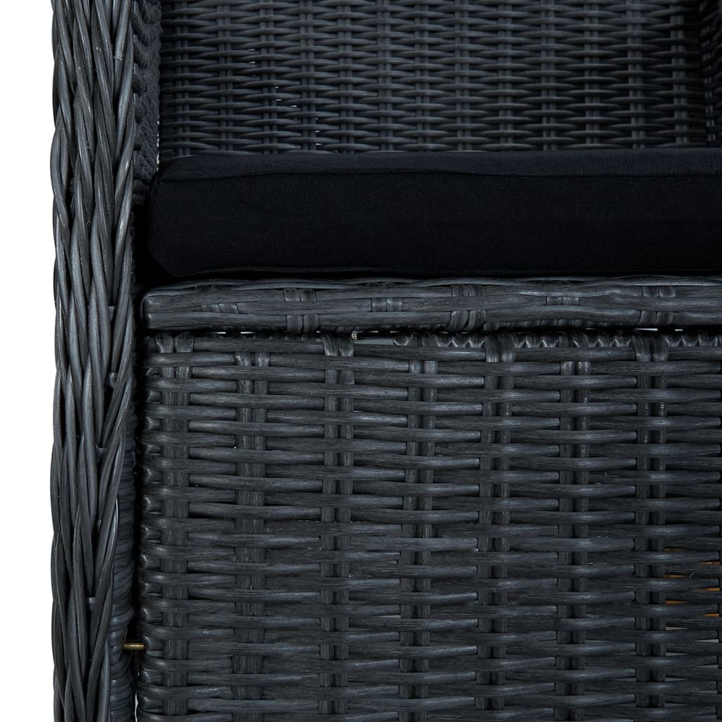 5 pcs conjunto de jantar para jardim cinzento-claro