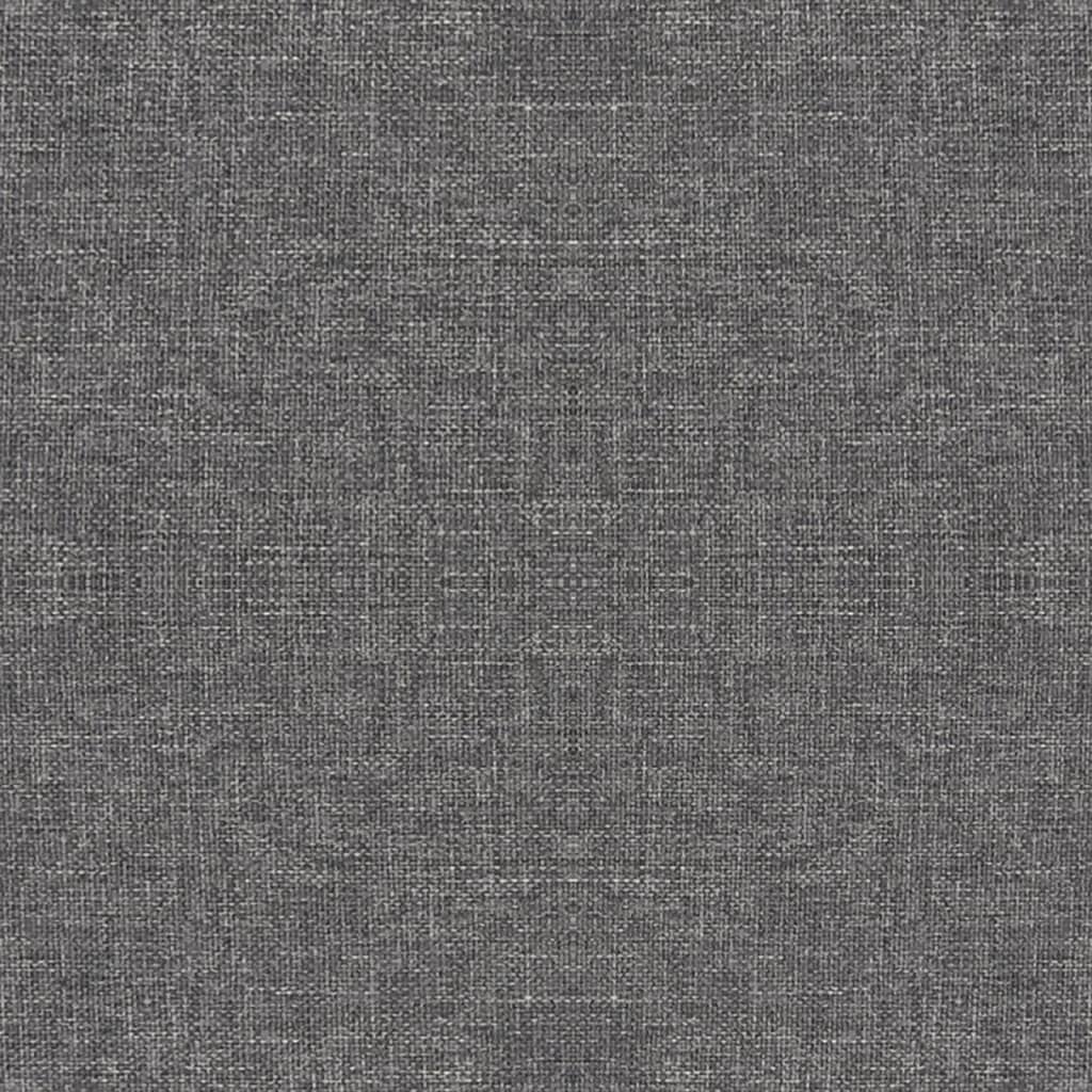 Banco com pernas de madeira tecido cinzento-claro