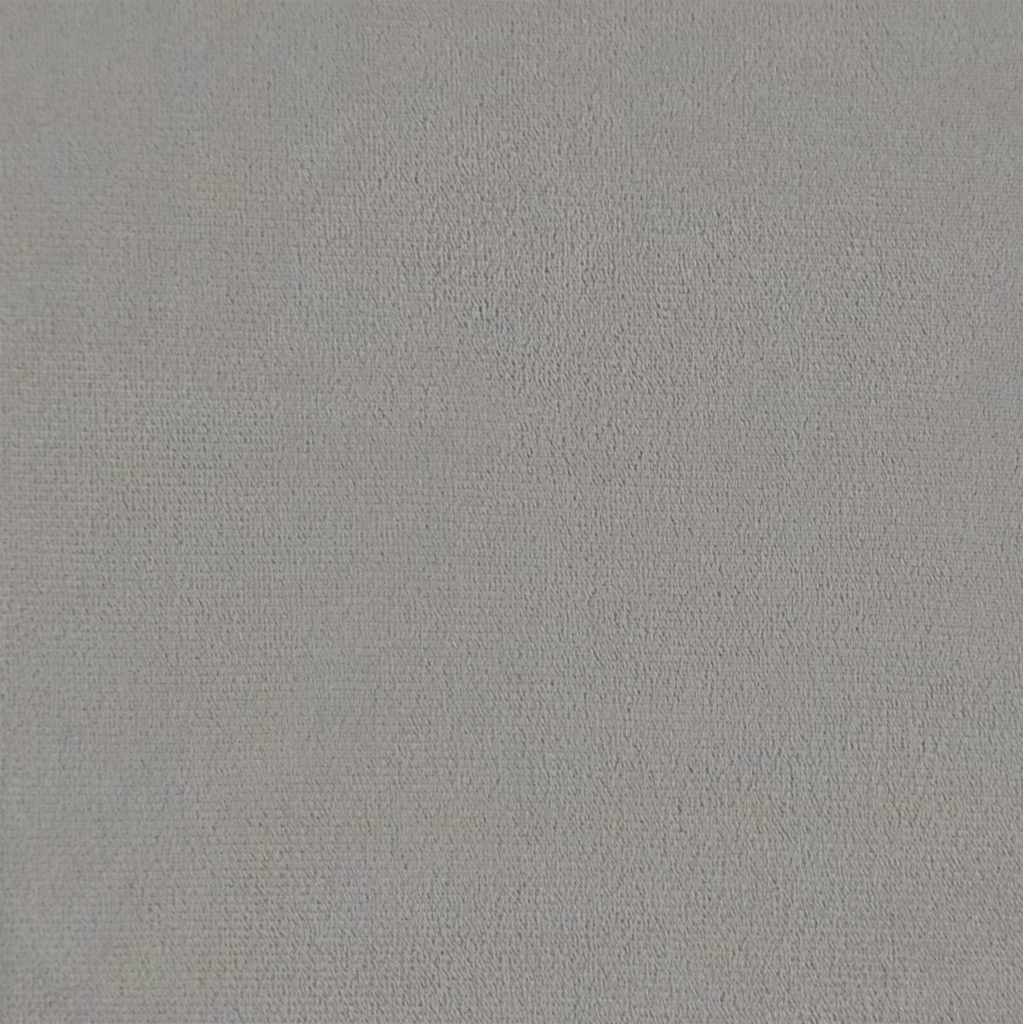 Banco com pernas de madeira veludo cinzento-claro