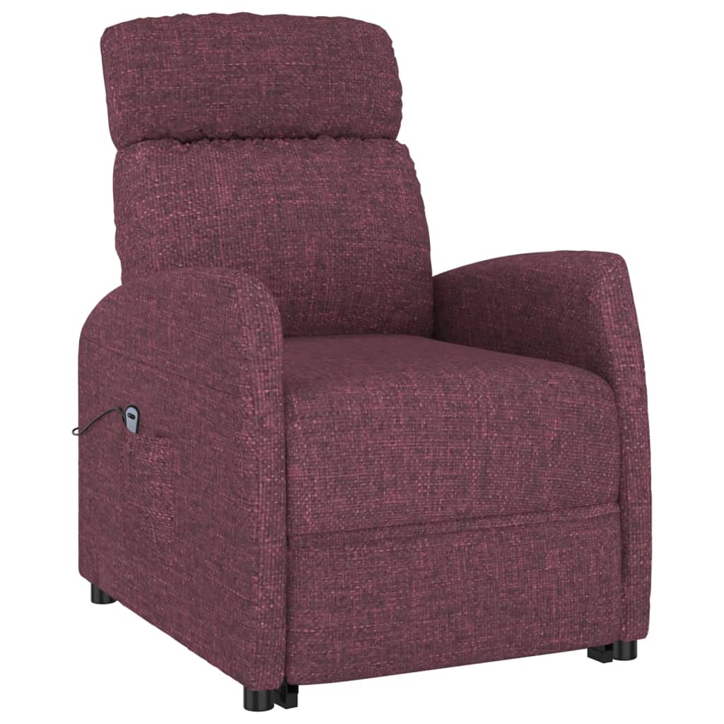 Poltrona elevatória tecido roxo