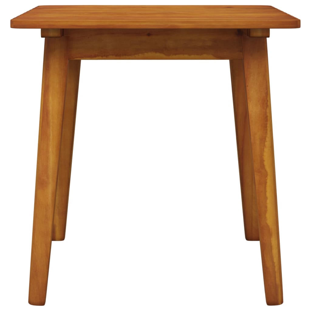 3 pcs conjunto de bistrô em madeira de acácia maciça