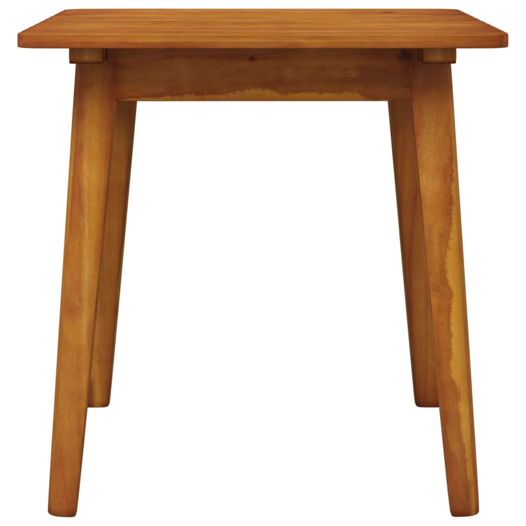 3 pcs conjunto de bistrô em madeira de acácia maciça