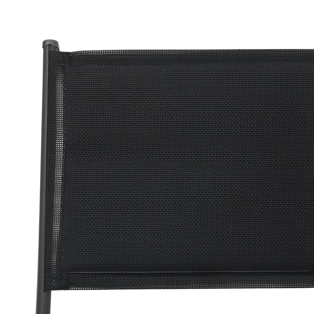 7 pcs conjunto de jantar para exterior aço