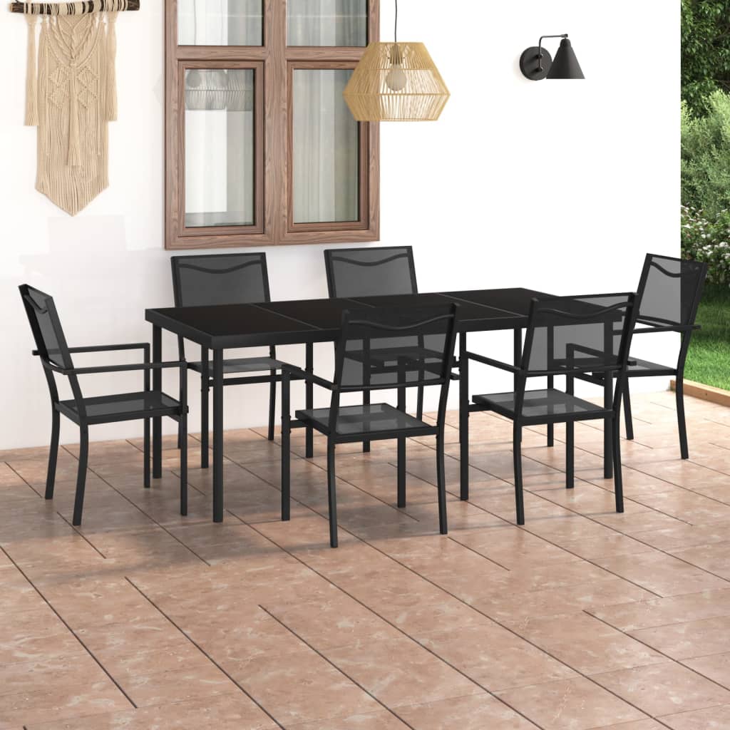 5 pcs conjunto de jantar para exterior aço