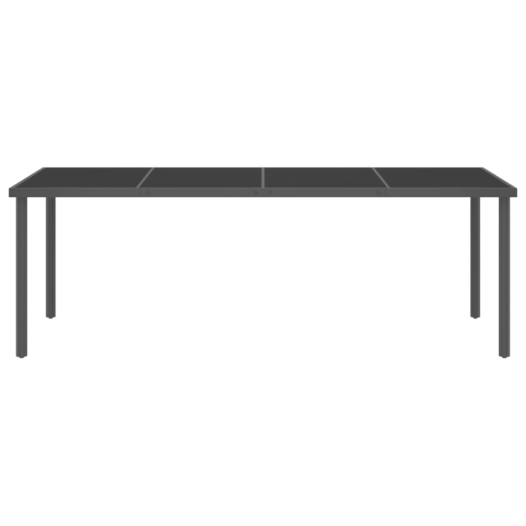 7 pcs conjunto de jantar para exterior aço