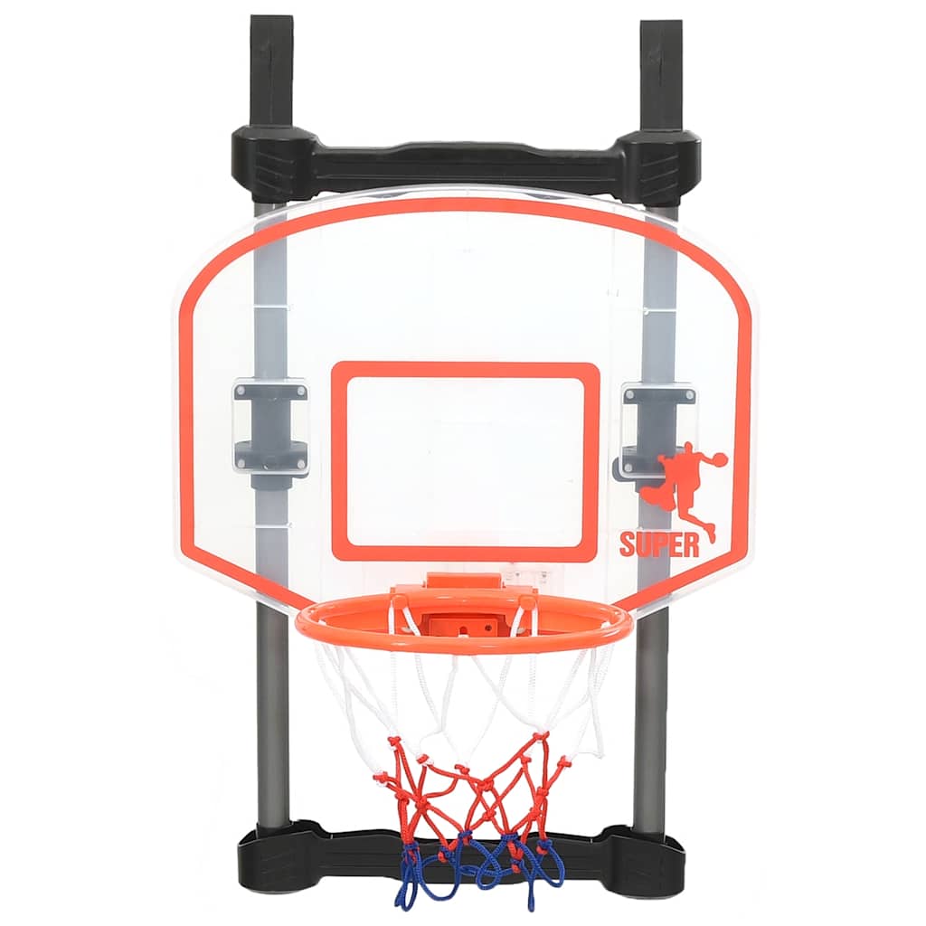Conjunto de basquetebol criança ajustável p/ colocar numa porta
