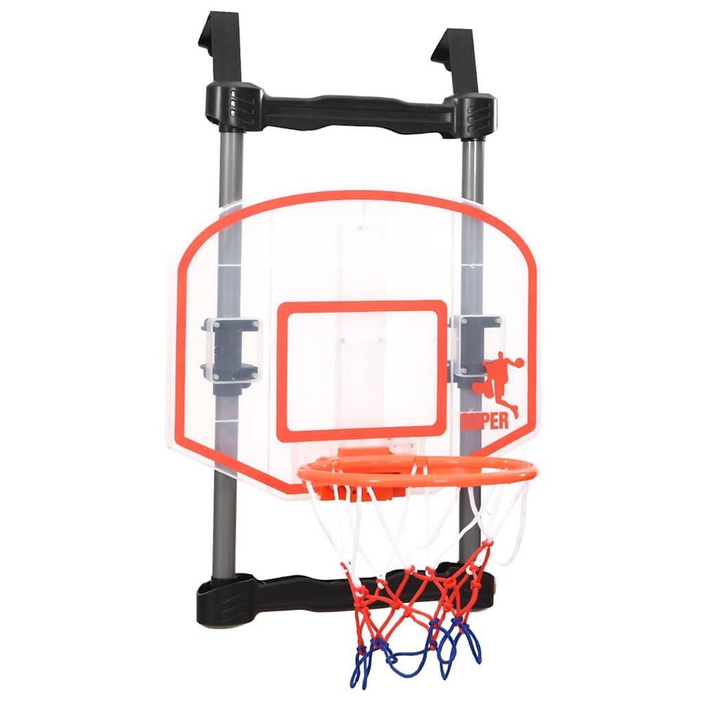 Conjunto de basquetebol criança ajustável p/ colocar numa porta
