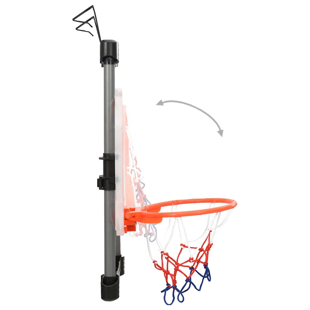 Conjunto de basquetebol criança ajustável p/ colocar numa porta