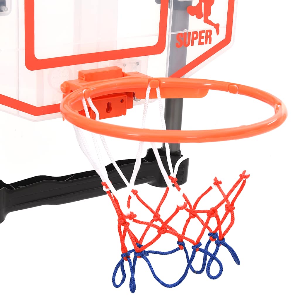 Conjunto de basquetebol criança ajustável p/ colocar numa porta