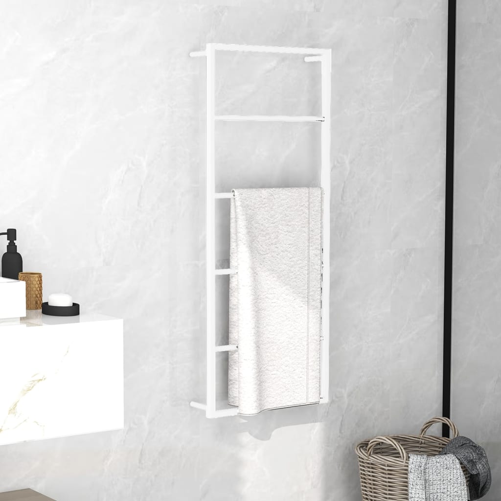 Toalheiro Branco 45x10x115 cm Aço