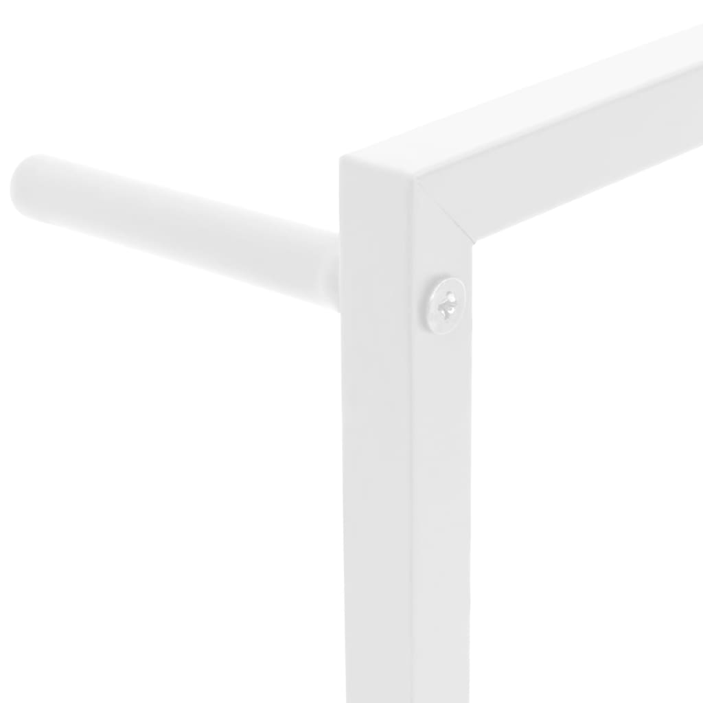 Toalheiro Branco 60x10x116 cm Aço