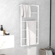 Toalheiro Branco 60x10x116 cm Aço