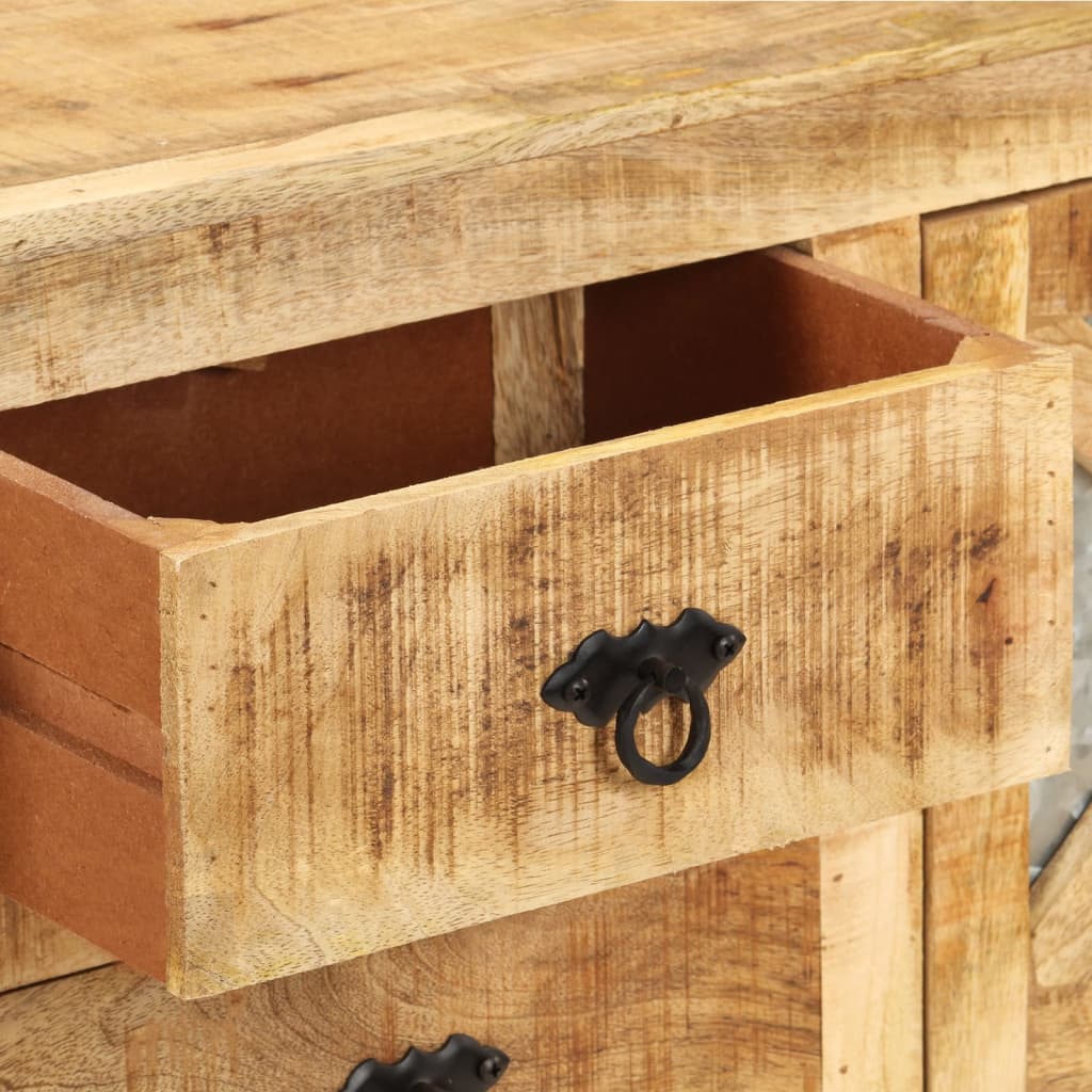 Aparador 110x30x74 cm madeira de mangueira áspera