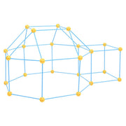 72 pcs kit de construção de forte para crianças