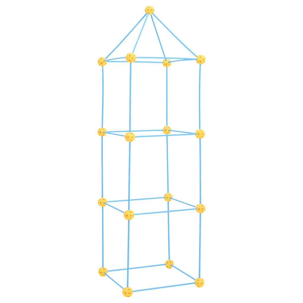 72 pcs kit de construção de forte para crianças