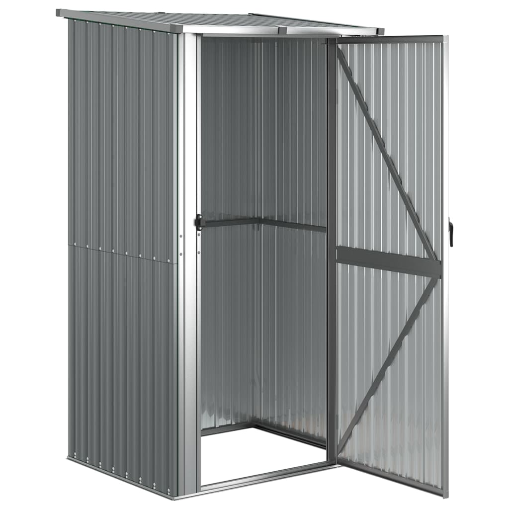 Abrigo de jardim 118,5x97x209,5 cm aço galvanizado antracite