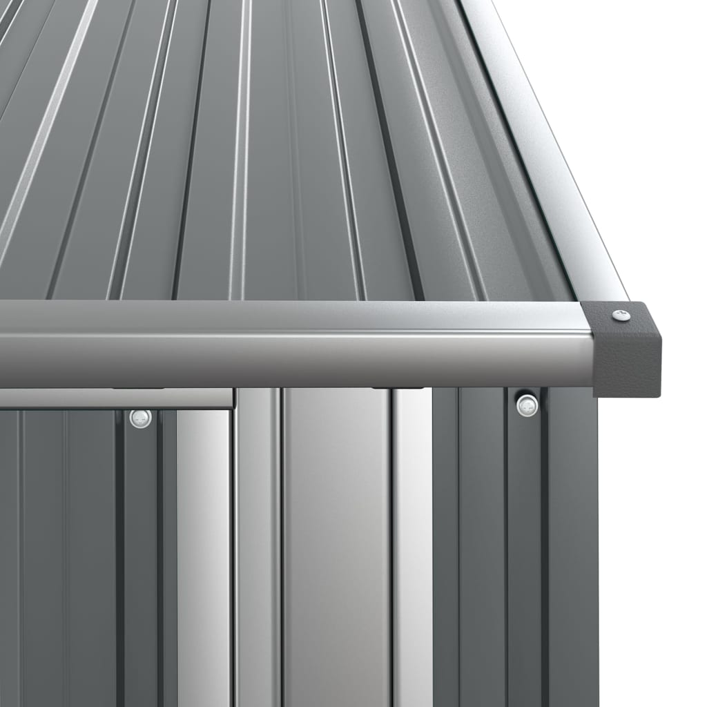 Abrigo de jardim 118,5x97x209,5 cm aço galvanizado antracite