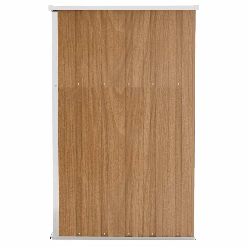 Abrigo suspenso p/ jardim 118x100x178 cm aço galvaniz. castanho