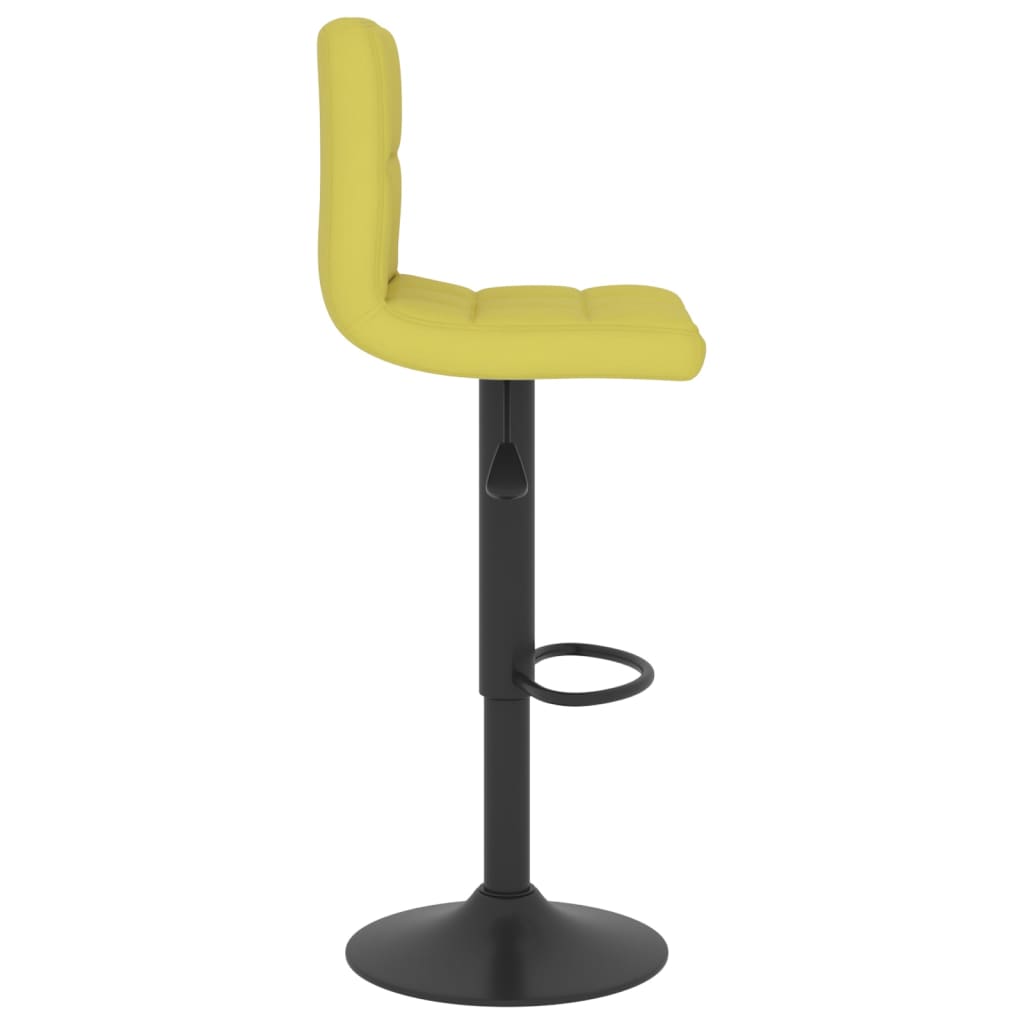 Bancos de bar 2 pcs tecido verde