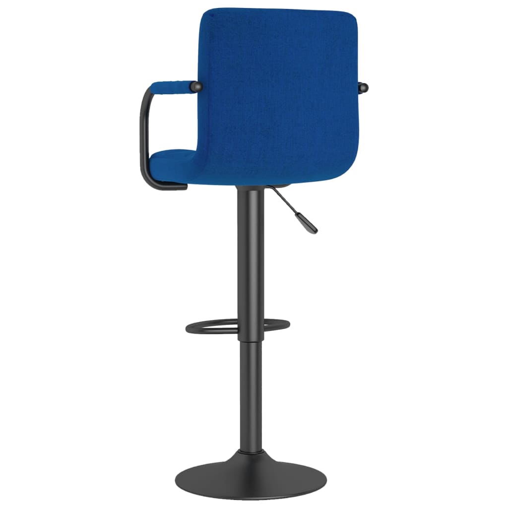 Banco de bar tecido azul