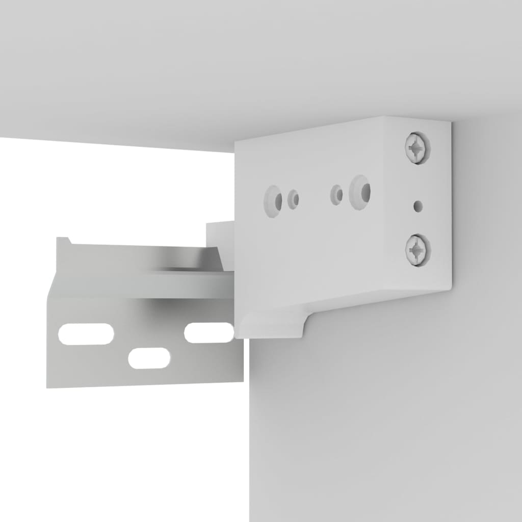 Armário de parede para TV 102x35x35 cm branco e carvalho sonoma