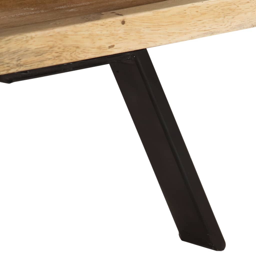 Móvel de TV 110x30x40 cm madeira de mangueira maciça
