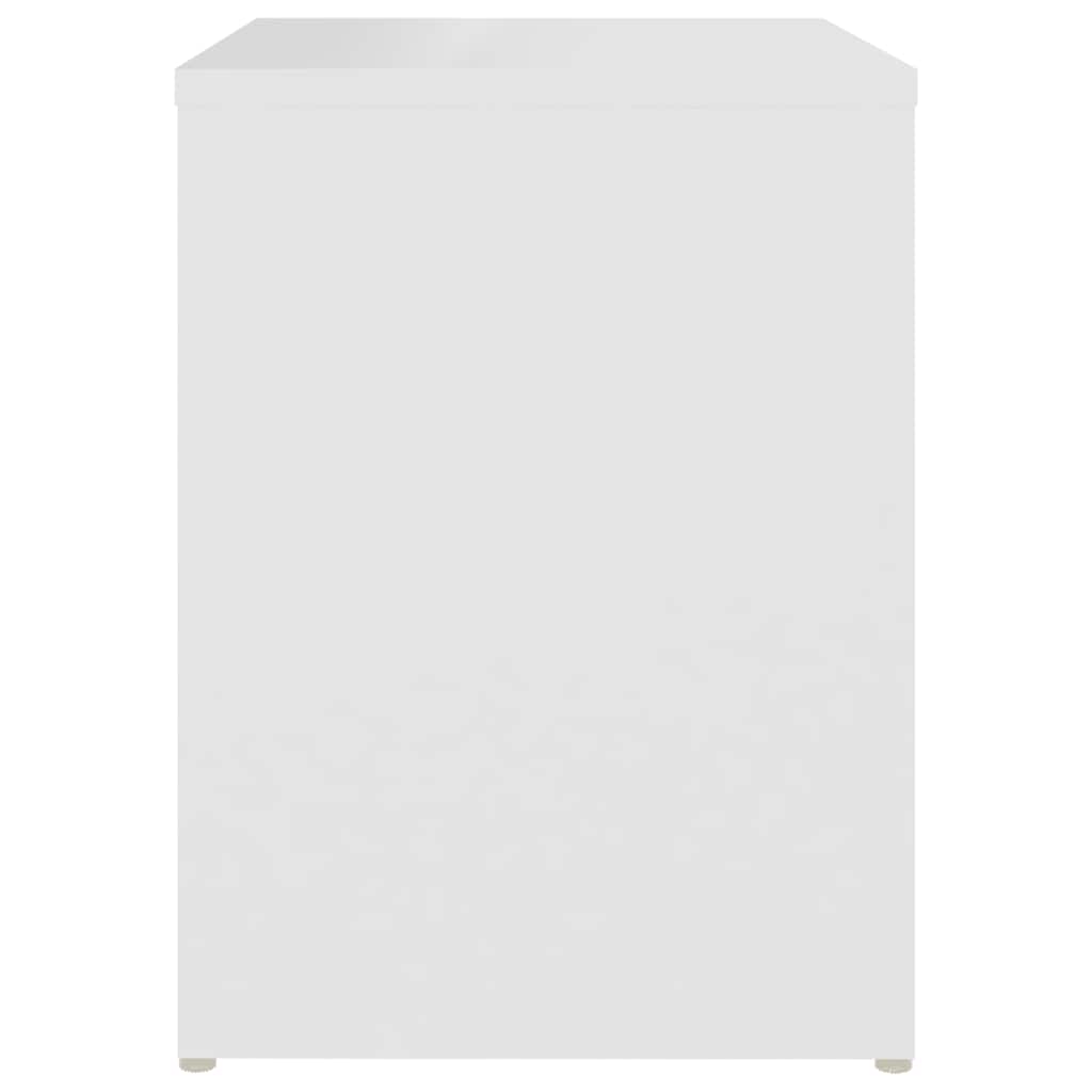 Mesas de cabeceira 2 pcs 40x30x40 cm derivados madeira branco