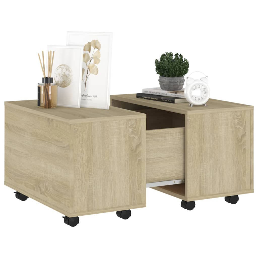 Mesa de centro 60x60x38 cm derivados de madeira branco