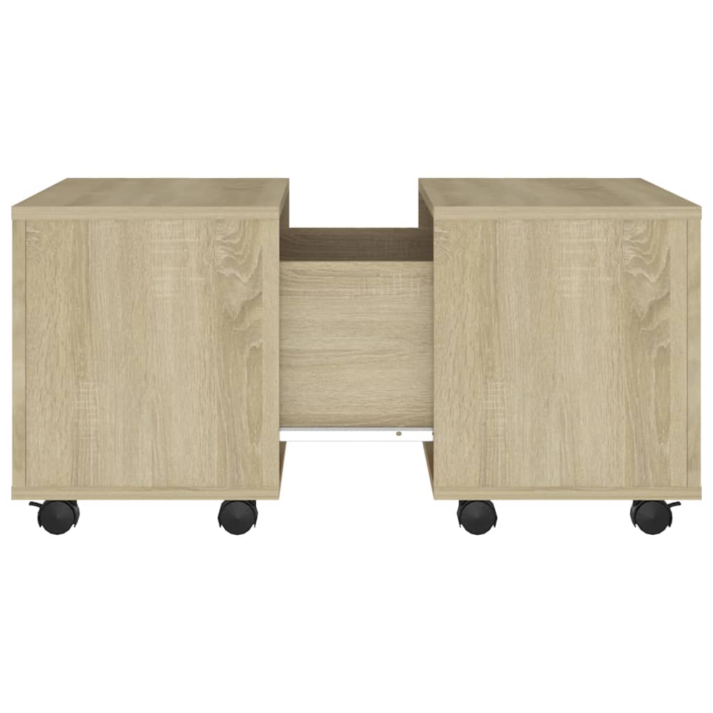 Mesa de centro 60x60x38 cm derivados de madeira branco