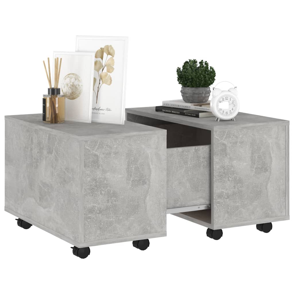 Mesa de centro 60x60x38 cm derivados de madeira branco
