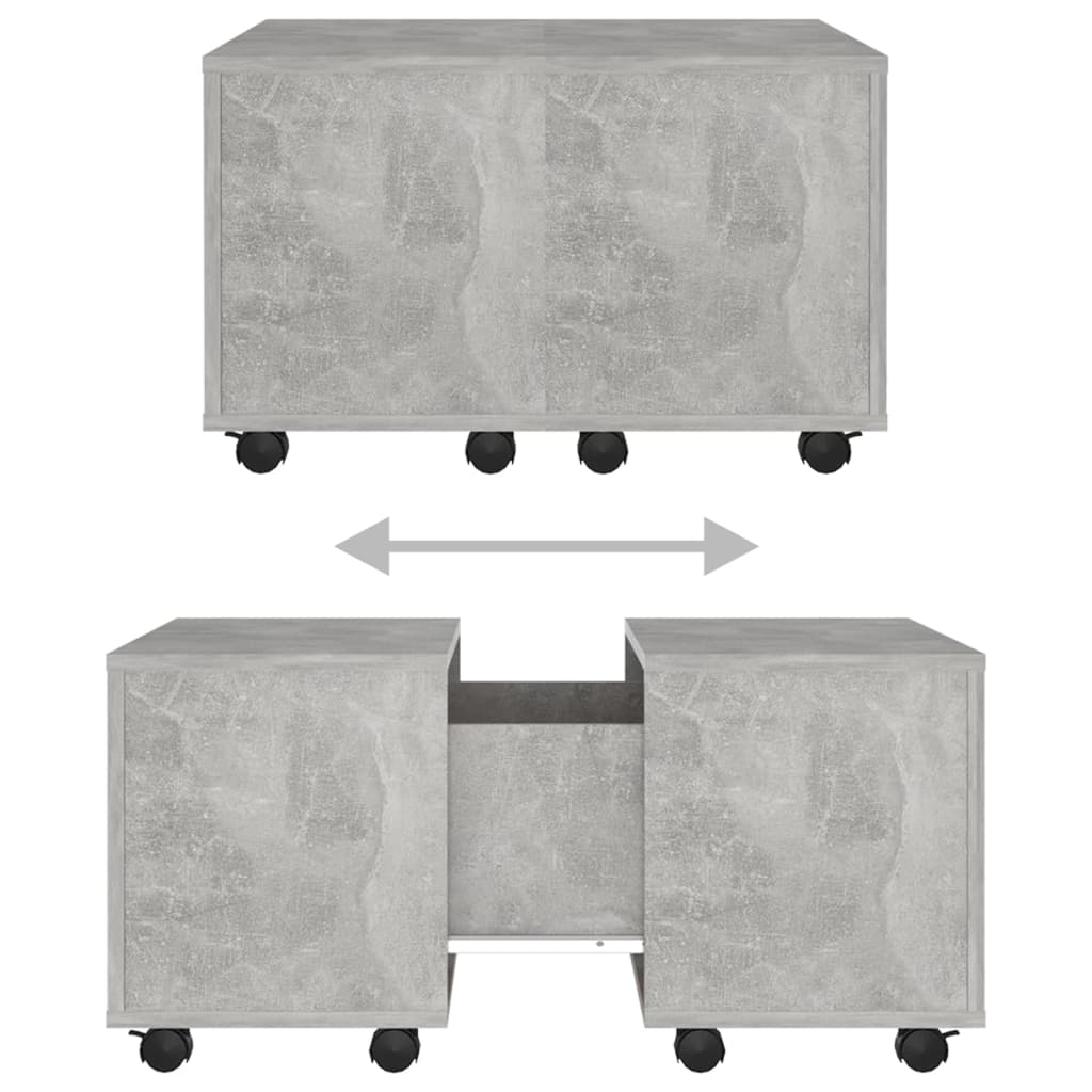 Mesa de centro 60x60x38 cm derivados de madeira branco