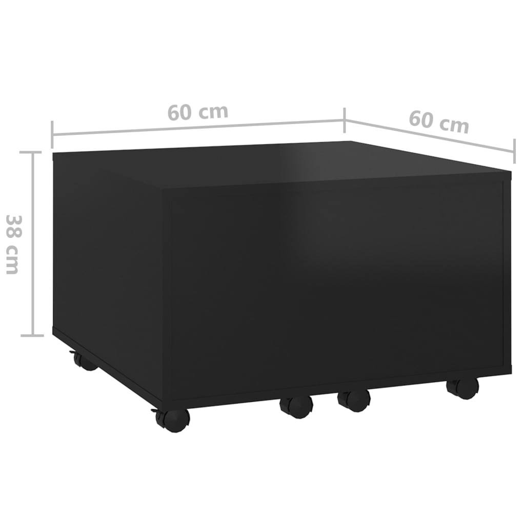 Mesa de centro 60x60x38 cm derivados de madeira branco