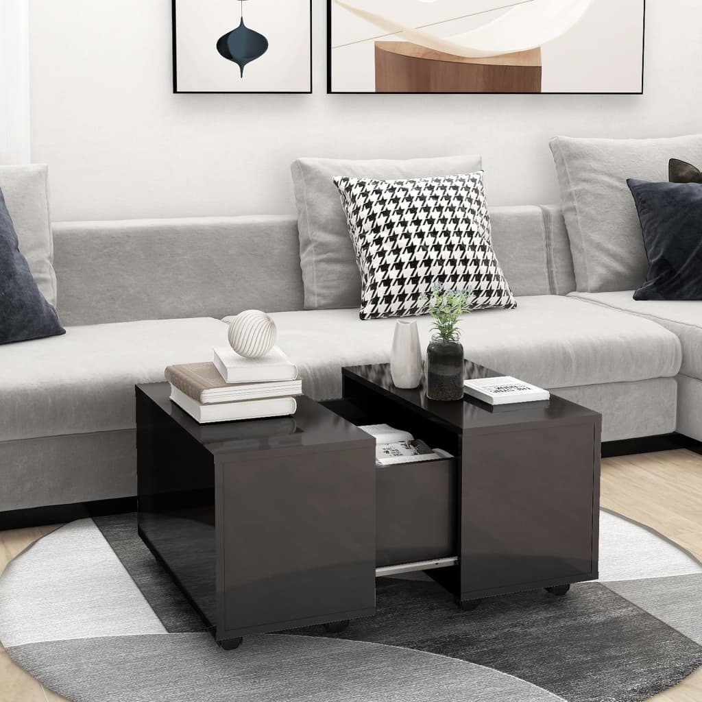 Mesa de centro 60x60x38 cm derivados de madeira branco