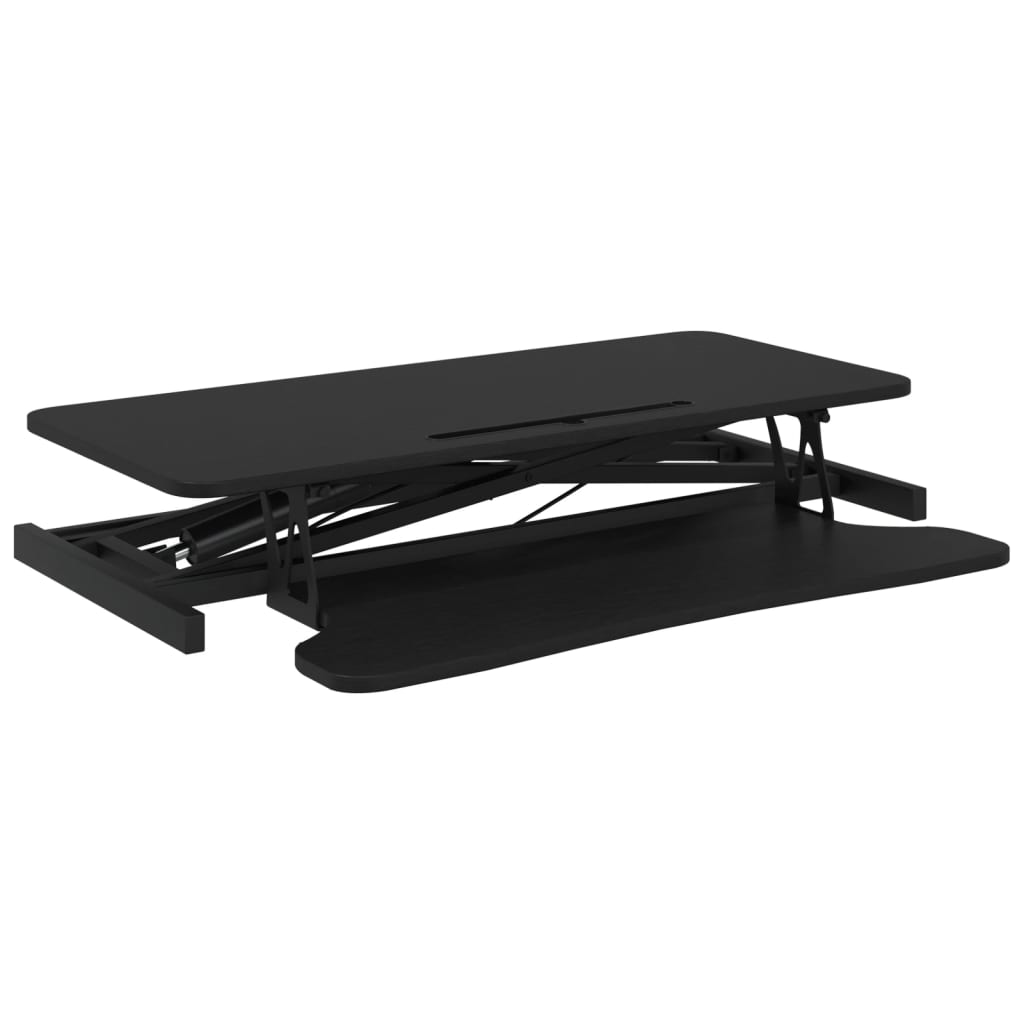 Mesa trabalho ajustável 90x40x(13-50)cm derivados madeira/aço