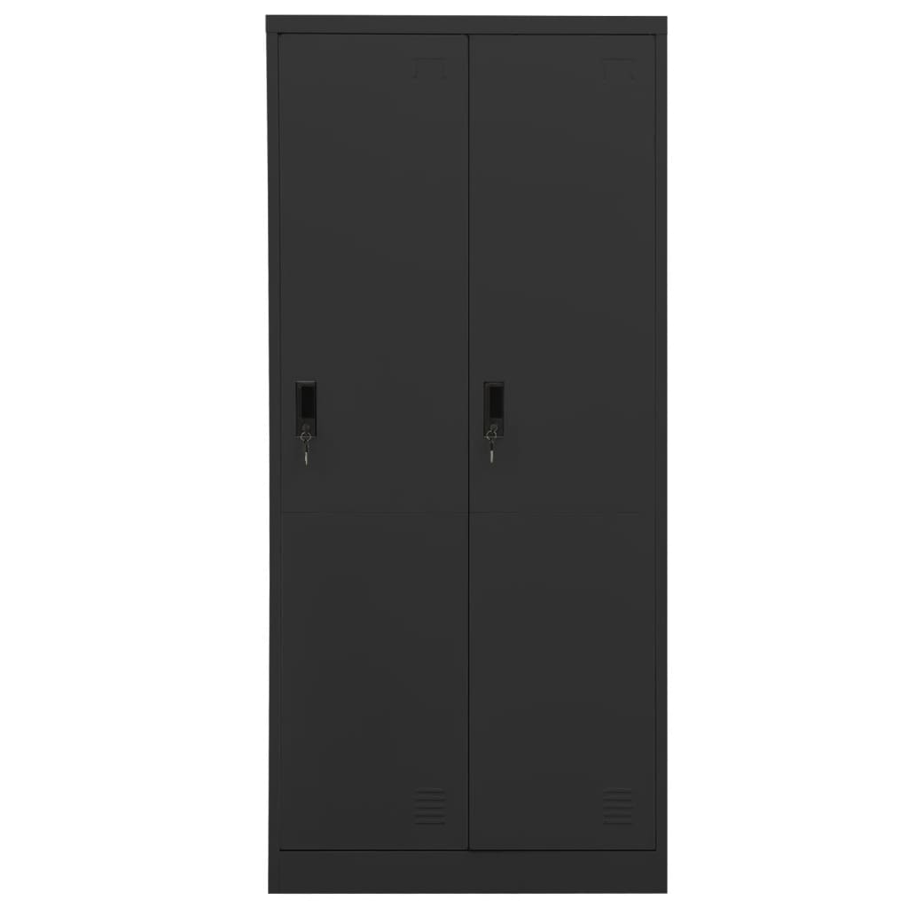 Roupeiro 80x50x180 cm aço antracite