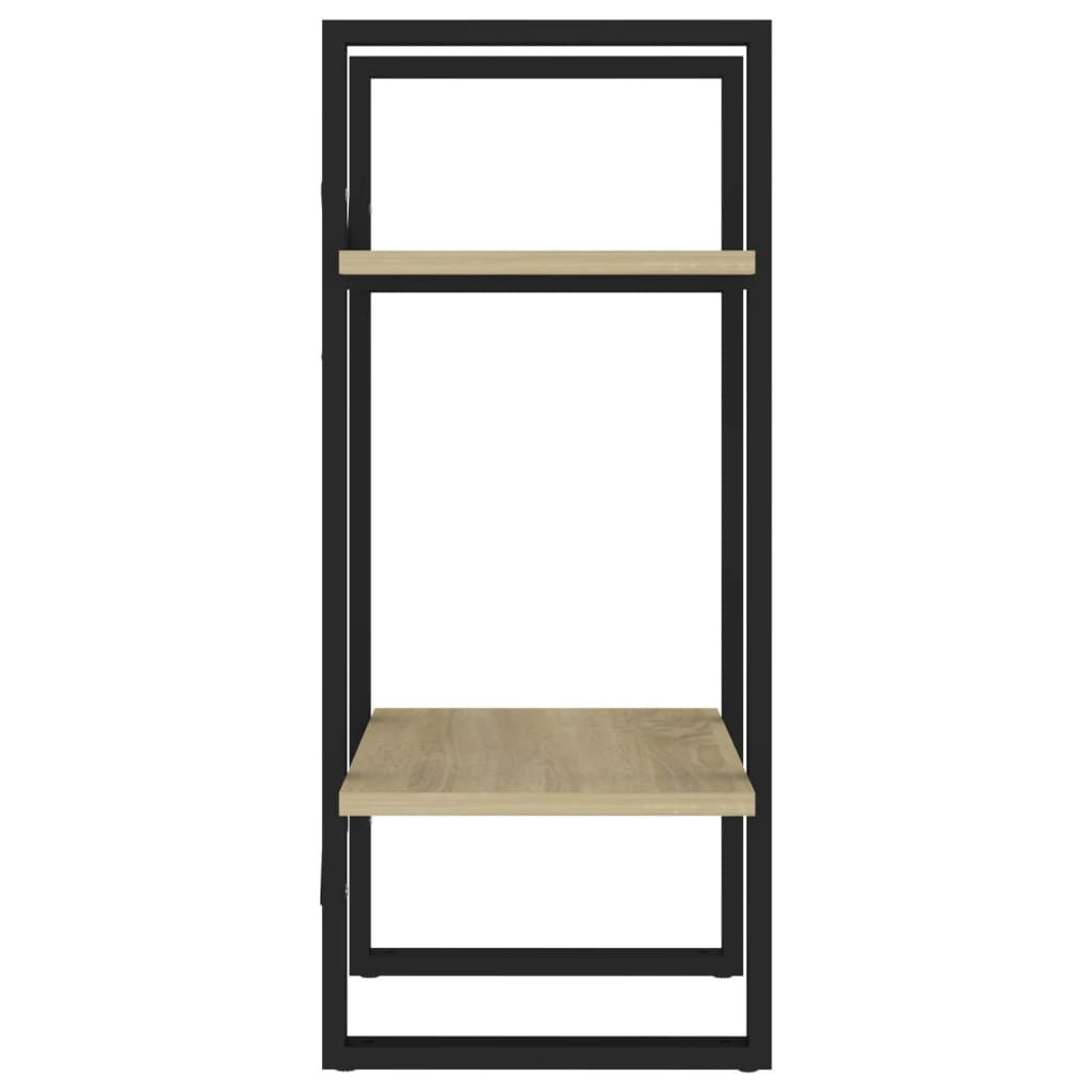 Estante com 2 prateleiras 80x30x70 cm derivados madeira branco