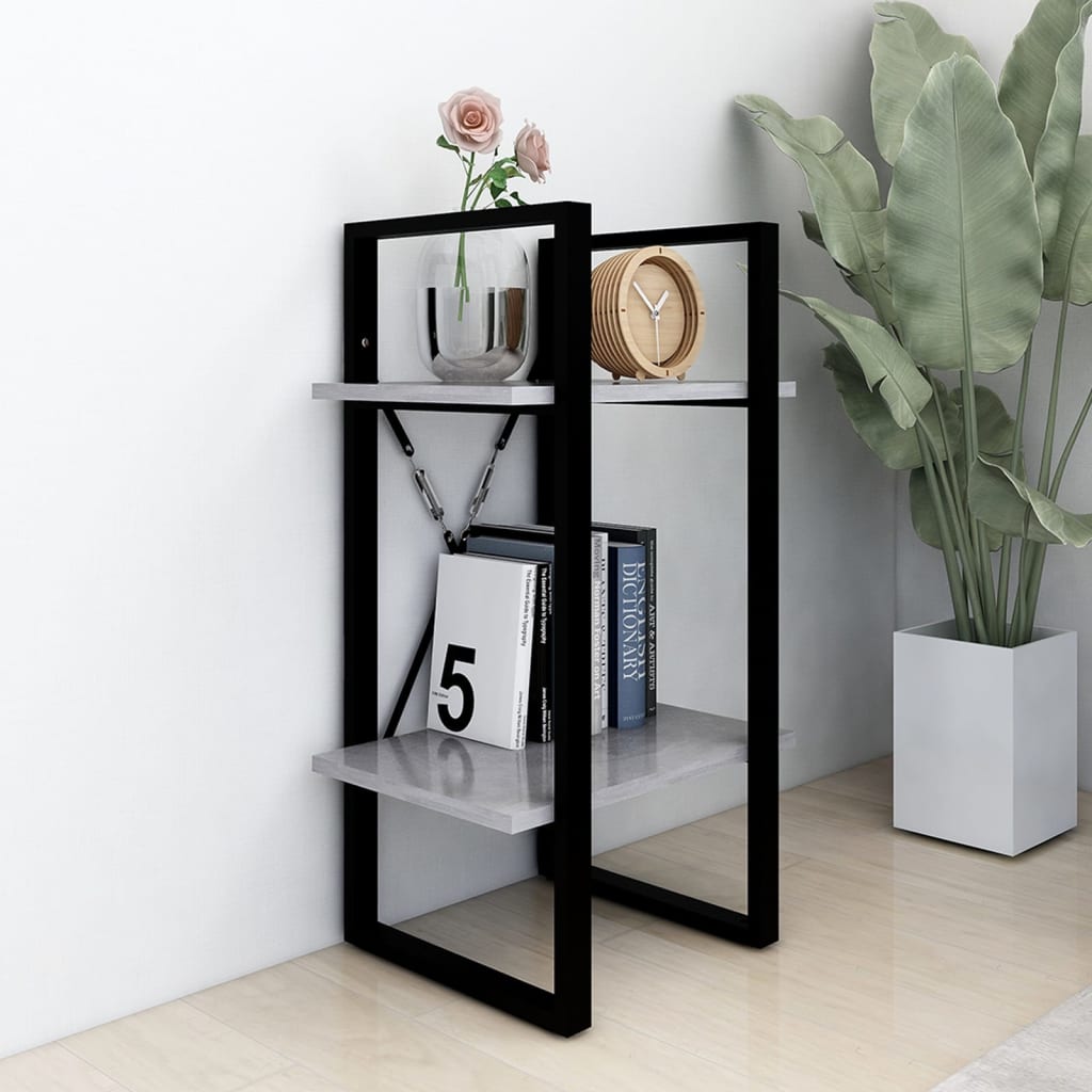 Estante com 2 prateleiras 80x30x70 cm derivados madeira branco