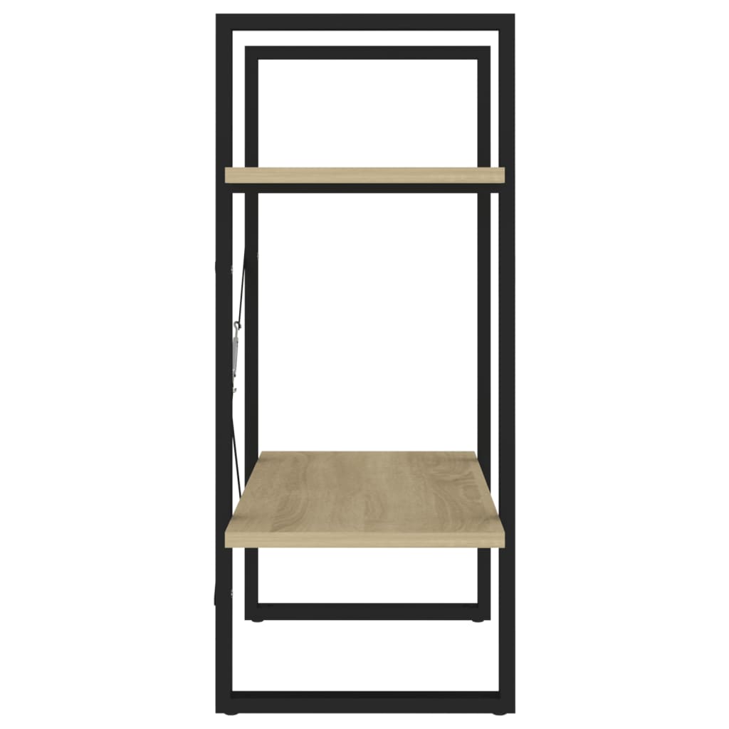 Estante com 2 prateleiras 80x30x70 cm derivados madeira branco