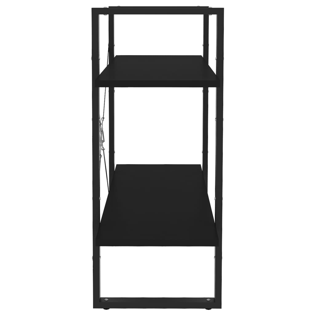 Estante com 2 prateleiras 80x30x70 cm derivados madeira branco