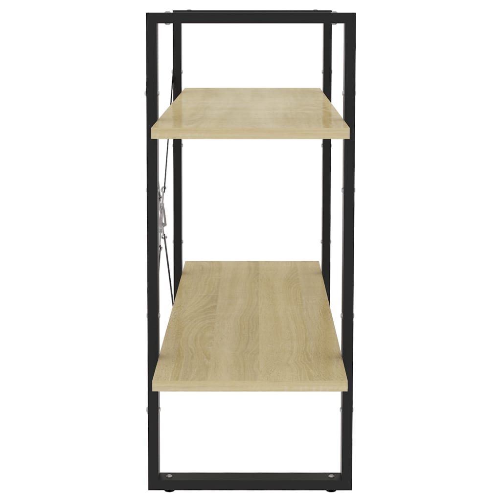 Estante com 2 prateleiras 80x30x70 cm derivados madeira branco