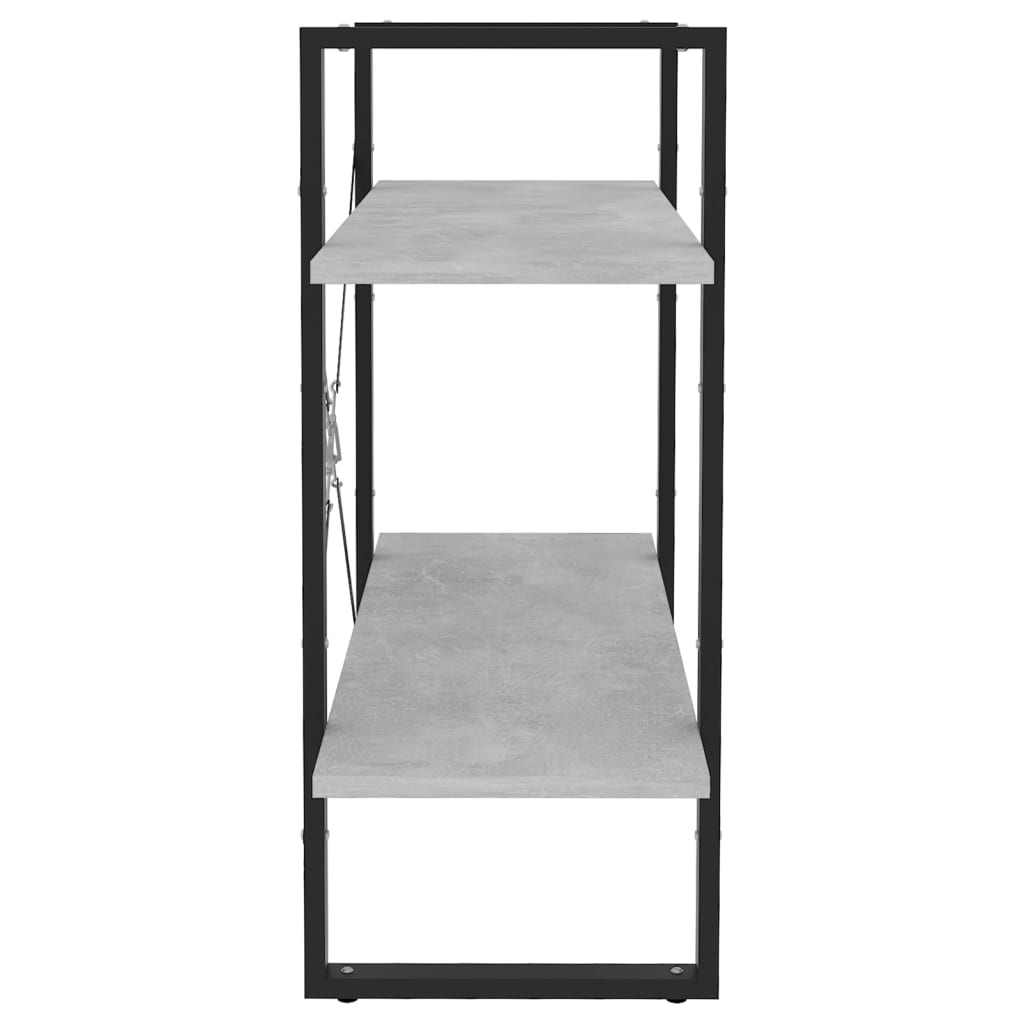 Estante com 2 prateleiras 80x30x70 cm derivados madeira branco