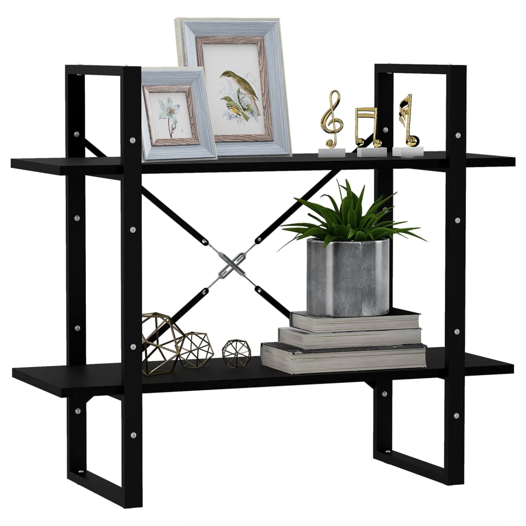 Estante com 2 prateleiras 80x30x70 cm pinho maciço branco