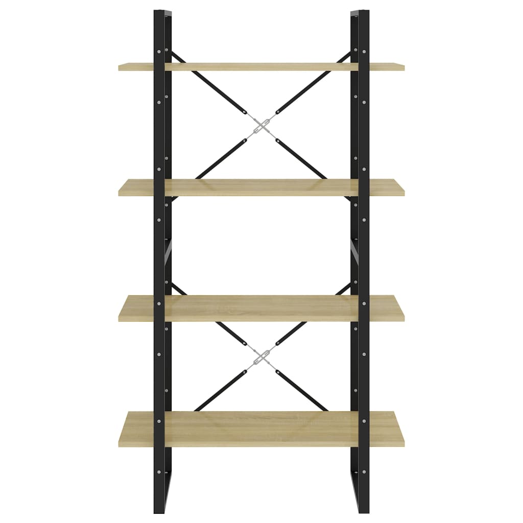 Estante com 4 prateleiras derivados de madeira branco