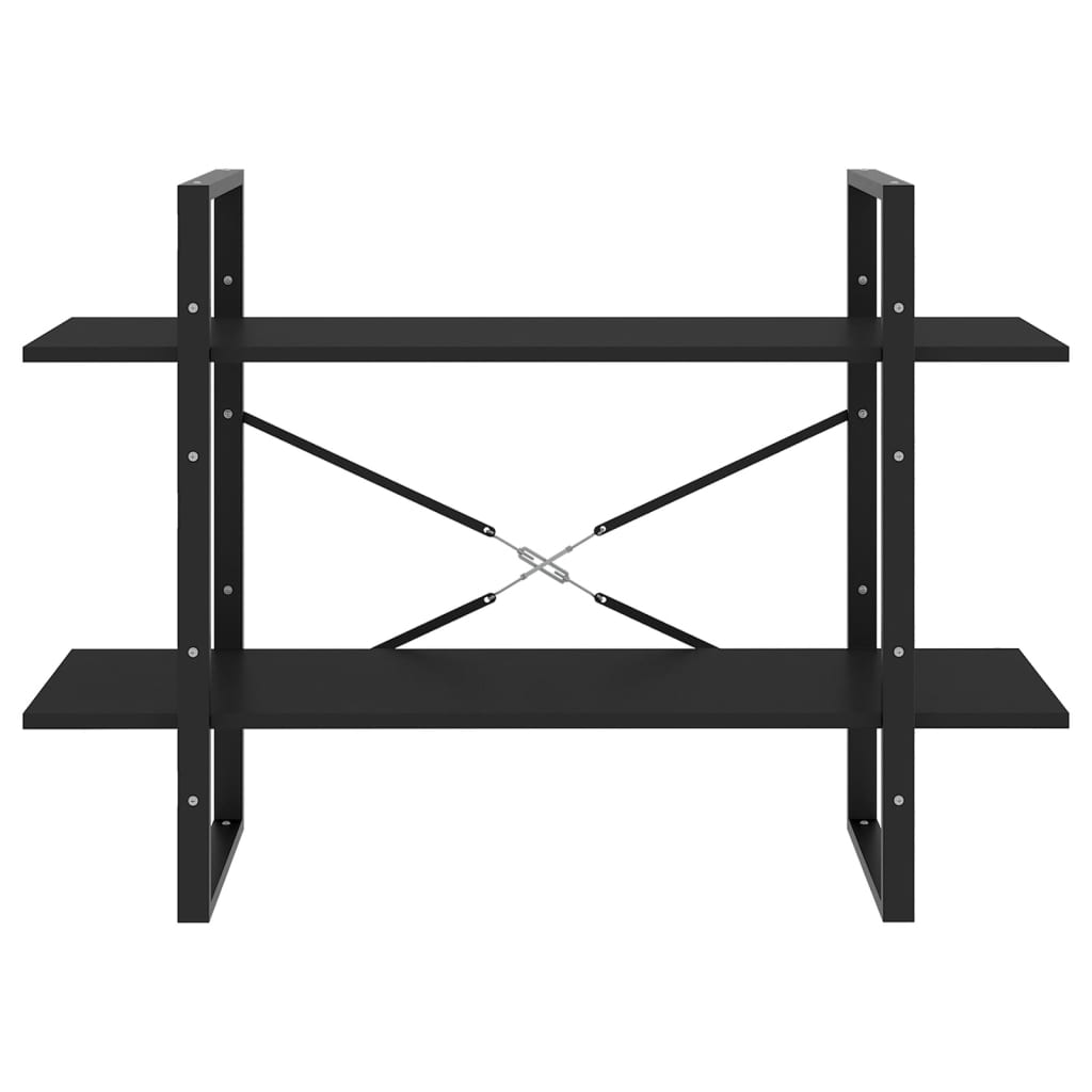 Estante com 2 prateleiras 80x30x70 cm derivados madeira branco