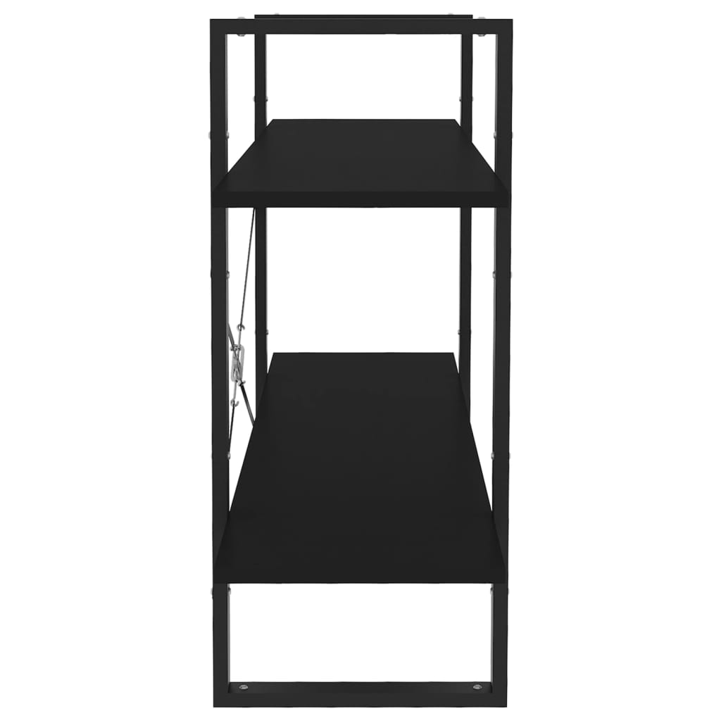 Estante com 2 prateleiras 80x30x70 cm derivados madeira branco