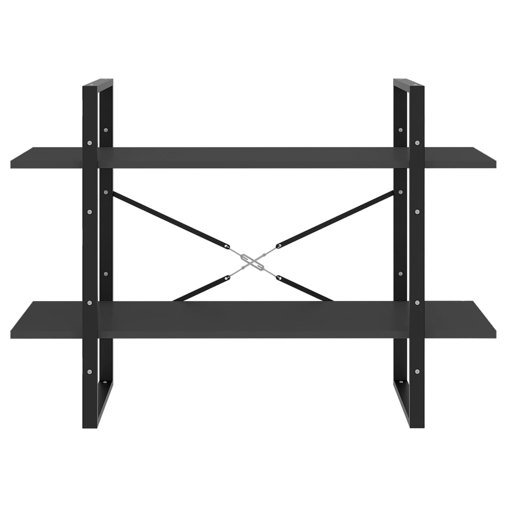 Estante com 2 prateleiras 80x30x70 cm derivados madeira branco