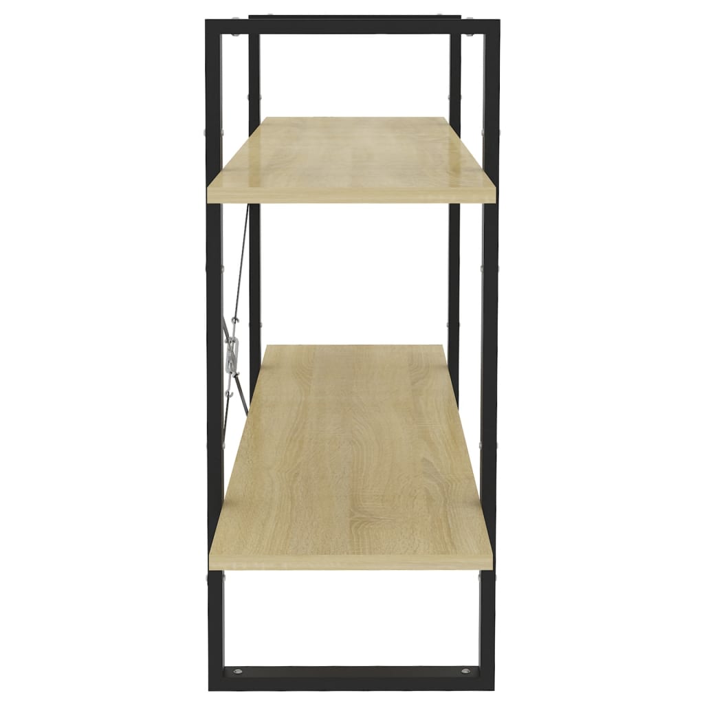 Estante com 2 prateleiras 80x30x70 cm derivados madeira branco