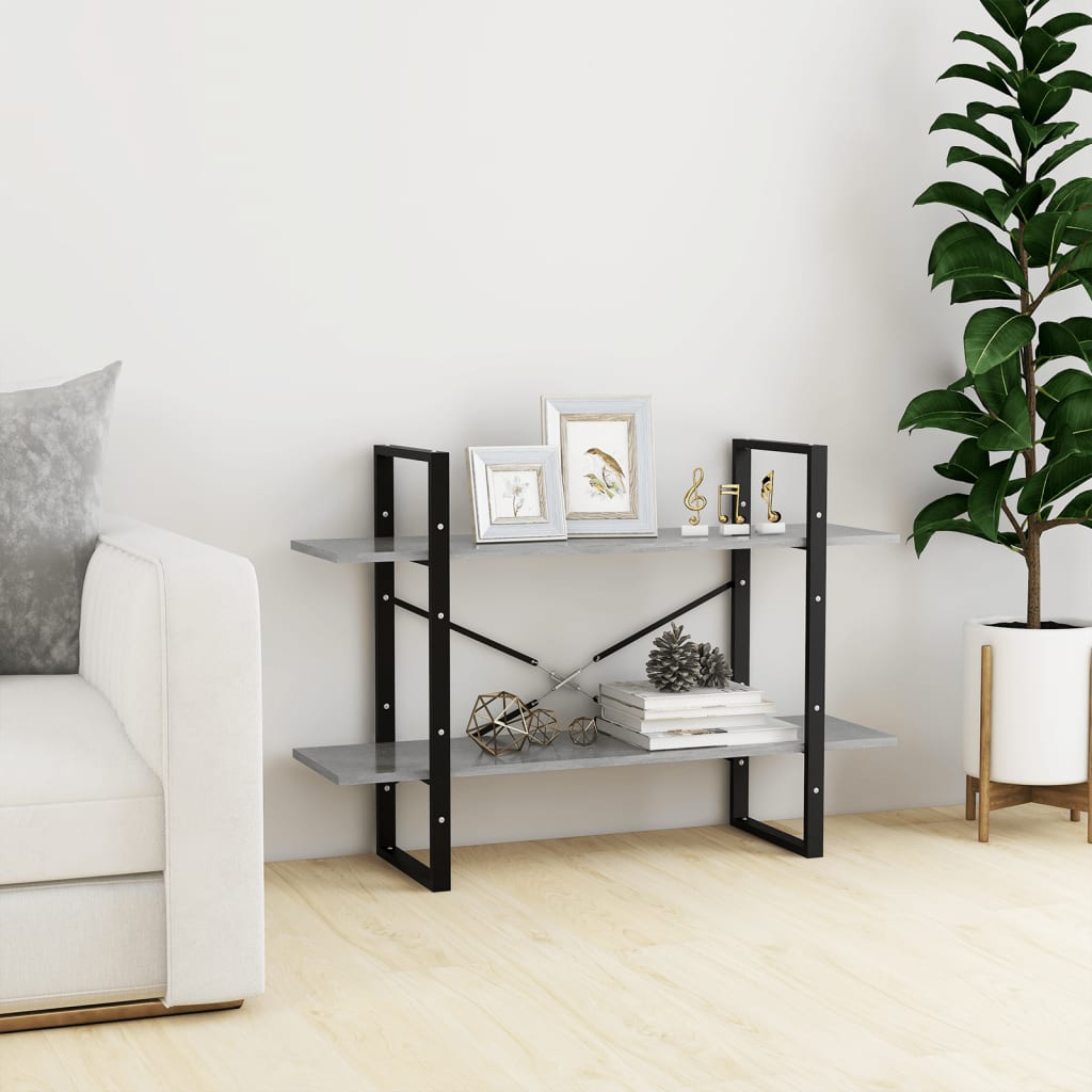 Estante com 2 prateleiras 80x30x70 cm derivados madeira branco