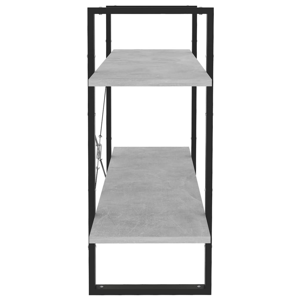 Estante com 2 prateleiras 80x30x70 cm derivados madeira branco